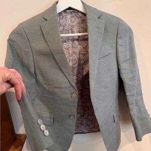 Ralph Lauren Light Gray Blazer with Paisley Lining